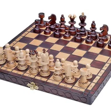 Jeu d'Echecs Pliable en Bois