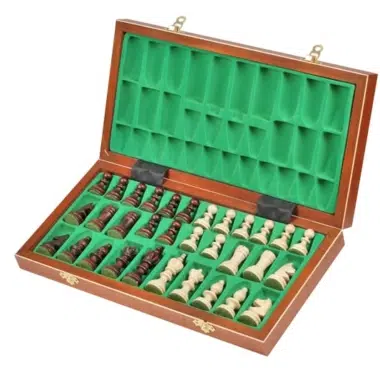 Alternative view of Jeu d'Echecs Pliable en Bois Olympic