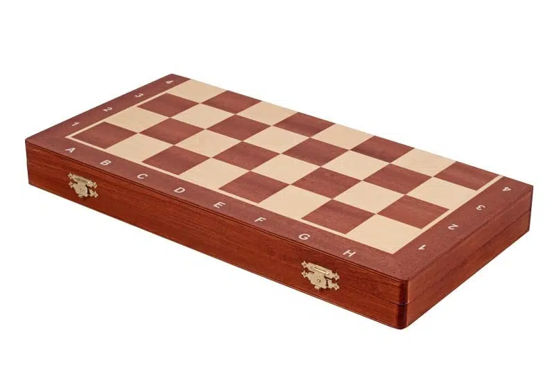 Echiquier et Jeu d'Echecs en Bois avec Rangement – Image 6