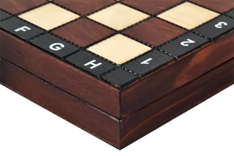 Jeu d'Echecs Etudiant en Bois avec Rangement – Image 10