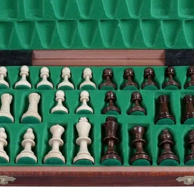 Alternative view of Pieces Echecs et Plateau de jeu Pliable en Bois