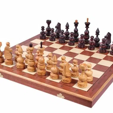 Grand Jeu d'Echecs Pliable avec Rangement