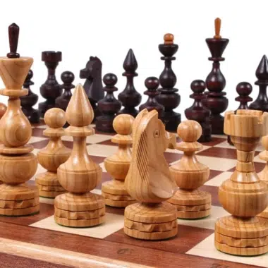 Grand Jeu d'Echecs Pliable avec Rangement – Image 5