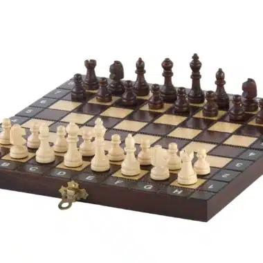 Petit Jeu d'Eches en Bois de Voyage