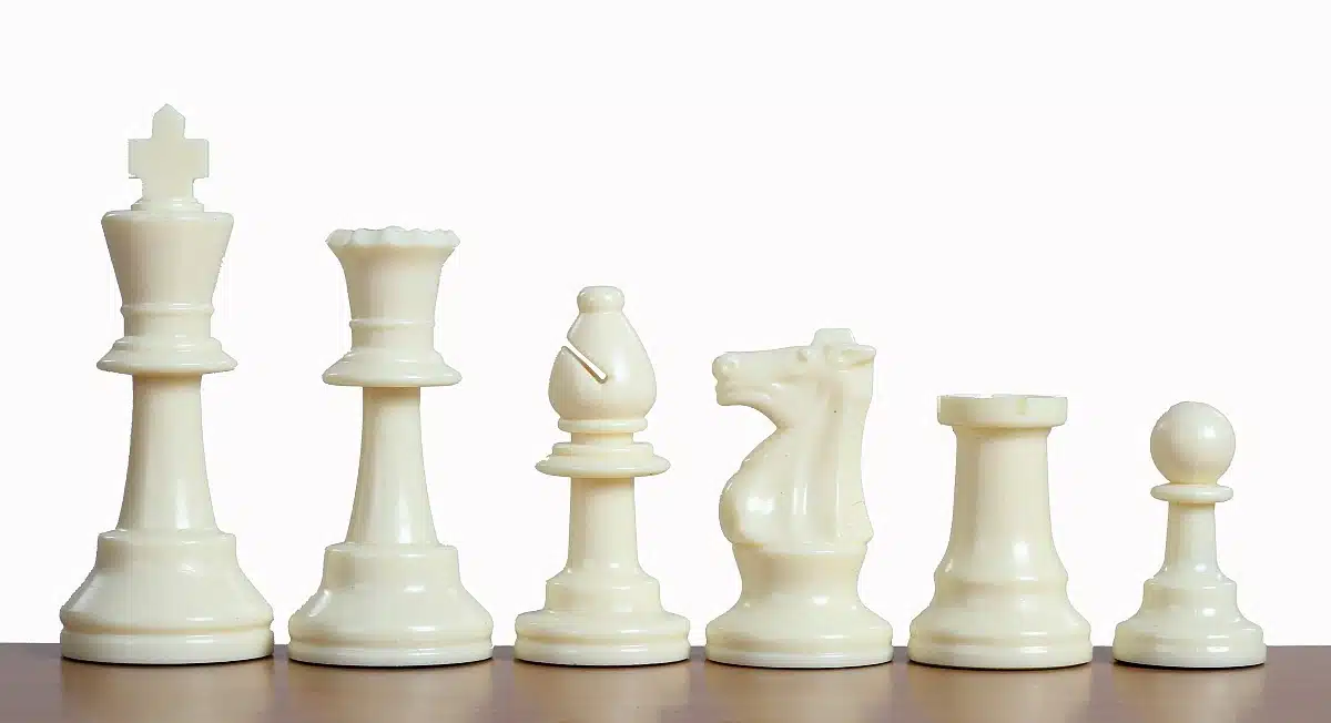Echiquier Rouleau avec son Rangement, Pieces Echecs Plastiques et Pendule – Image 5