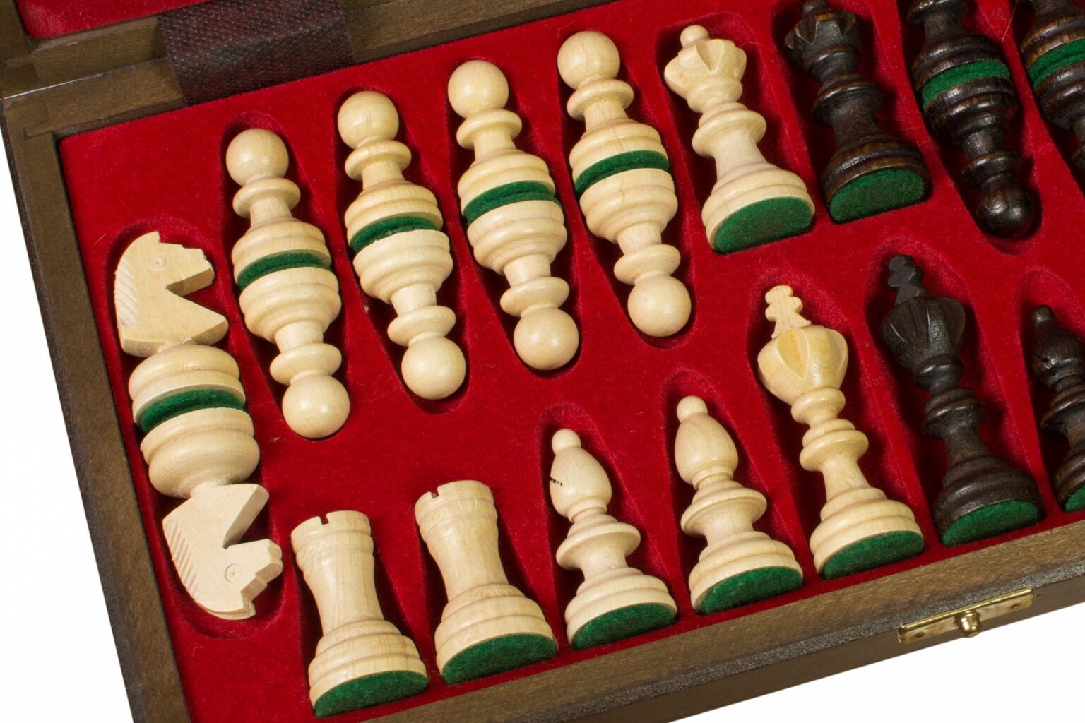 Ensemble D'Echiquier Échecs Pliables En Bois Portable Voyage De Voyage
