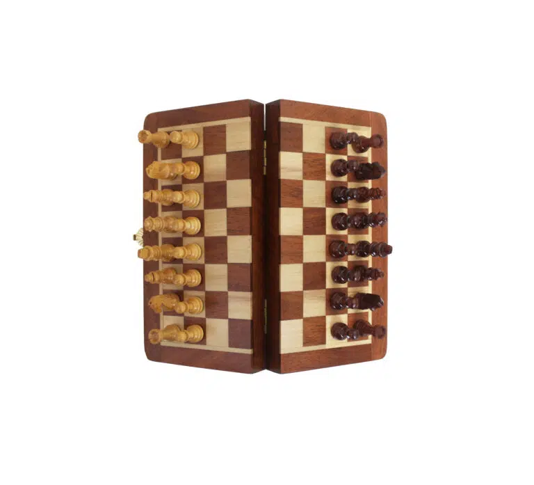 Jeu d'Echecs en Bois et Magnétique Staunton - 5 Tailles