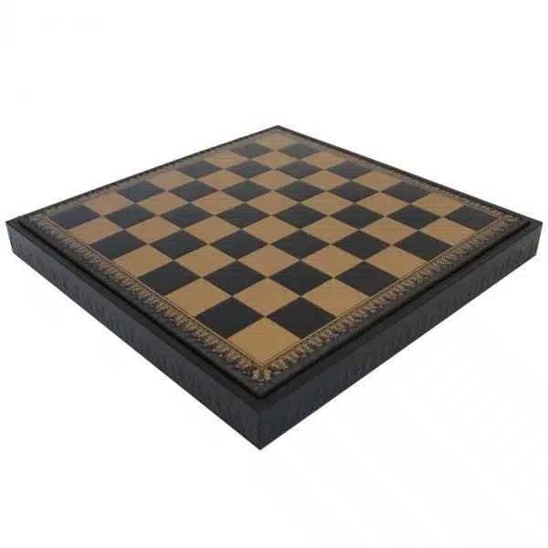 Jeu d'Échecs Napoléon Peint à la Main et Échiquier en Similicuir avec Rangement – Image 6