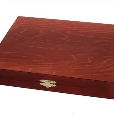 Coffret de Rangement en Bois Pieces Echecs Staunton - Hauteur du Roi 9 cm – Image 2