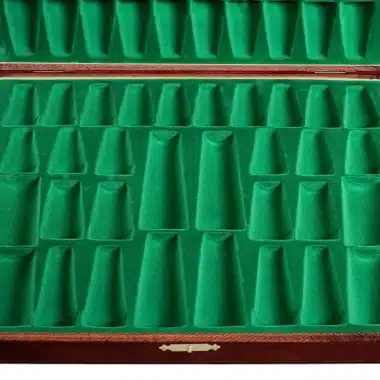 Coffret de Rangement en Bois Pieces Echecs Staunton - Hauteur du Roi 9 cm – Image 5