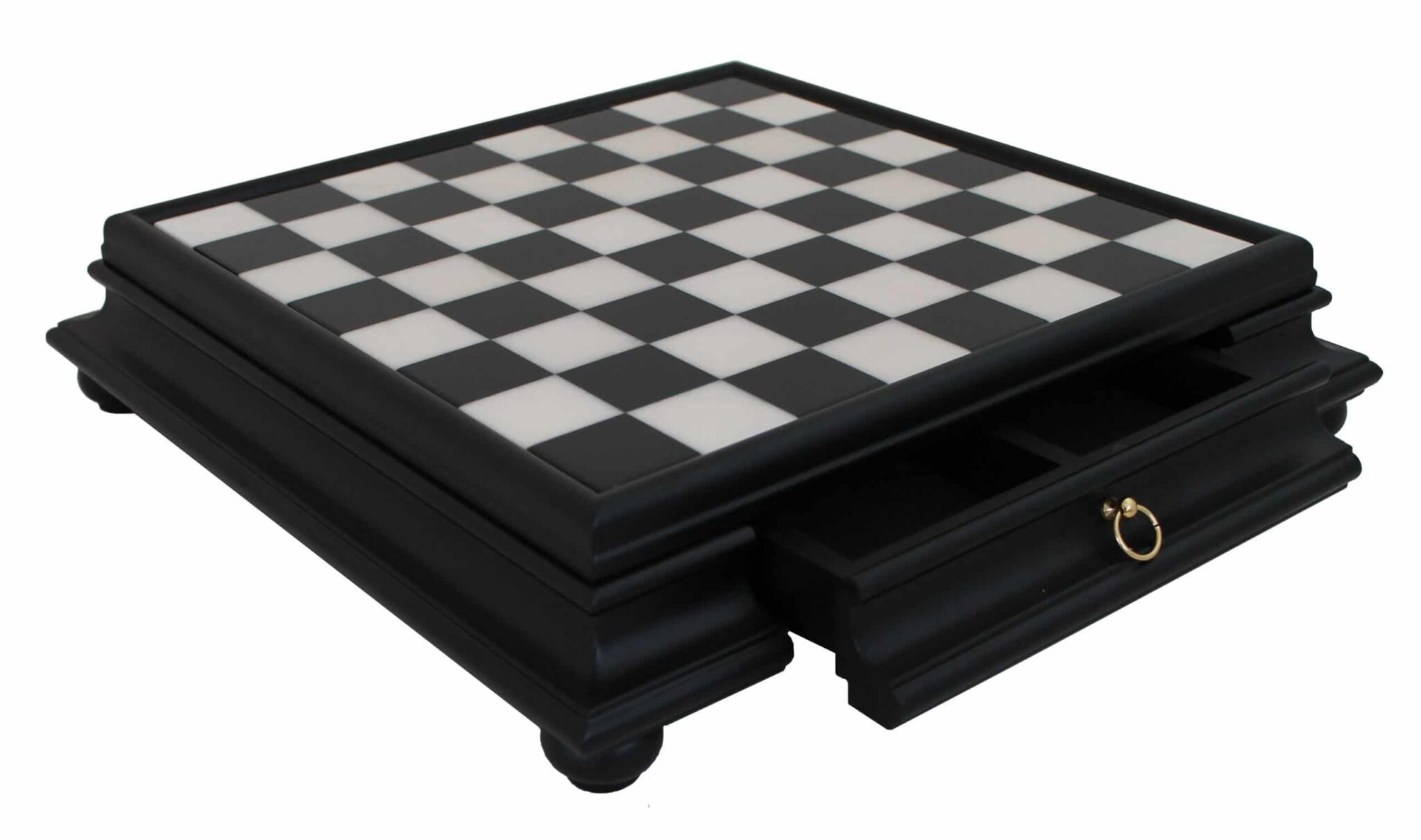 Jeu d Echec Moderne Noir et Blanc de Salon