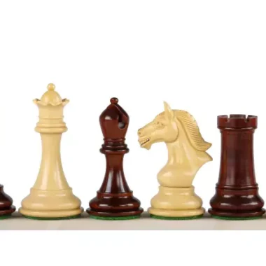 Pieces d'Echecs en Bois de Buis et Padouk