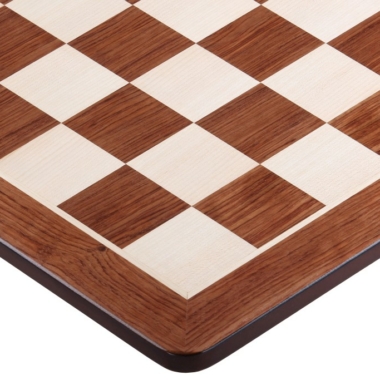 Ensemble Jeu Échecs en Bois de Buis et Echiquier en Bois de Padouk