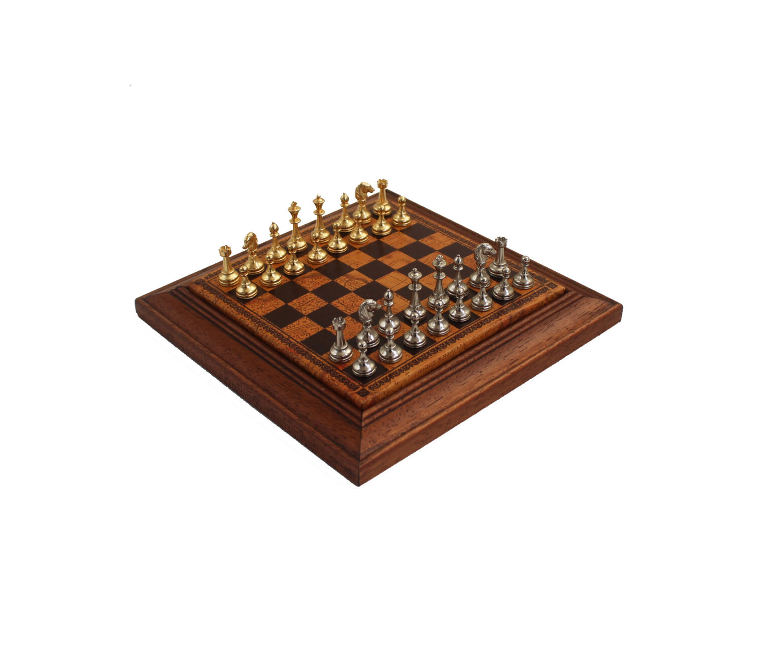 Jeu D'échecs Magnétique En Bois - 20 Pièces - Jeu Familial éducatif - Portable Pour Voyages