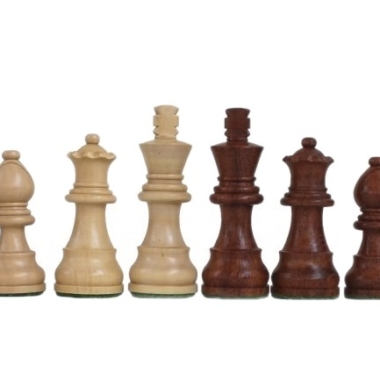 Ensemble Jeu d'Échecs Staunton en Bois d'Acacia et Échiquier en Bois de Noyer et Érable