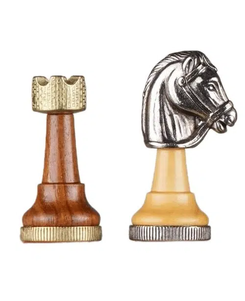 Ensemble Jeu d'Échecs et Échiquier en Similicuir avec Compartiments de Rangement – Image 7
