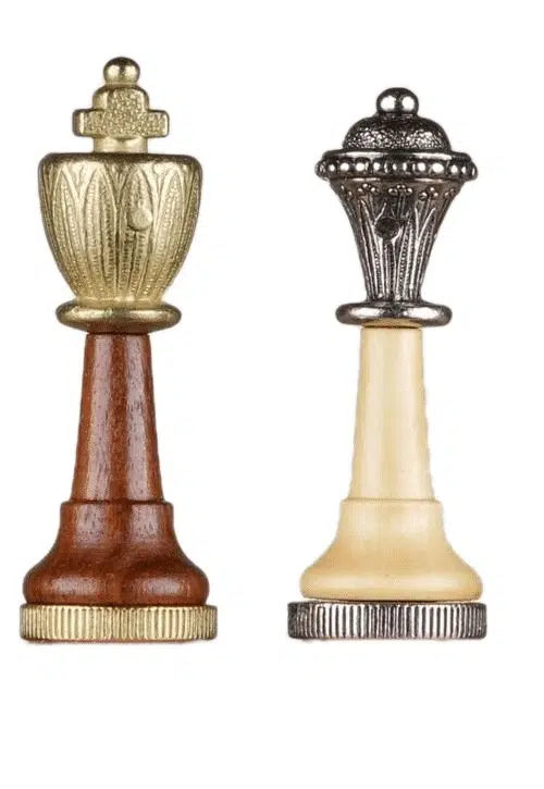 Ensemble Jeu d'Échecs et Échiquier en Similicuir avec Compartiments de Rangement – Image 6