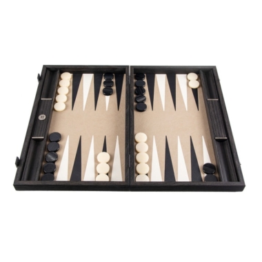 Backgammon en Cuir Véritable Effet Serpent