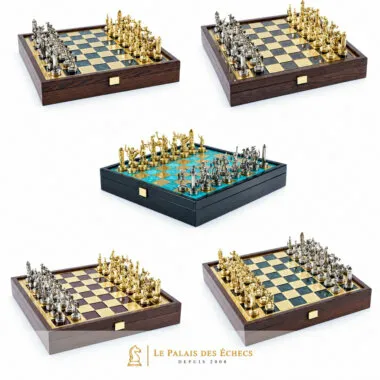 Jeu d'Echecs Mythologie Grecque avec Rangement