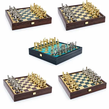 Jeu d'Echecs Mythologie Grecque avec Rangement
