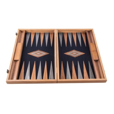 Backgammon en Chêne Noir et Noyer