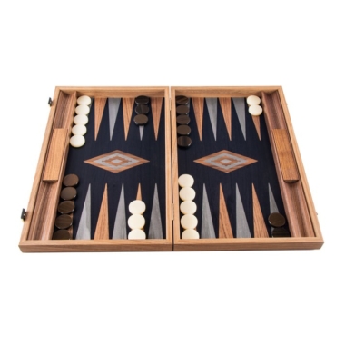 Backgammon en Chêne Noir et Noyer