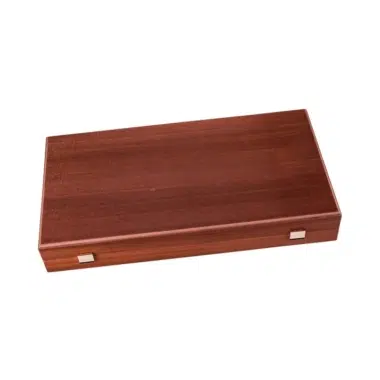 Backgammon en Bois d'Acajou et Flèches Bleues