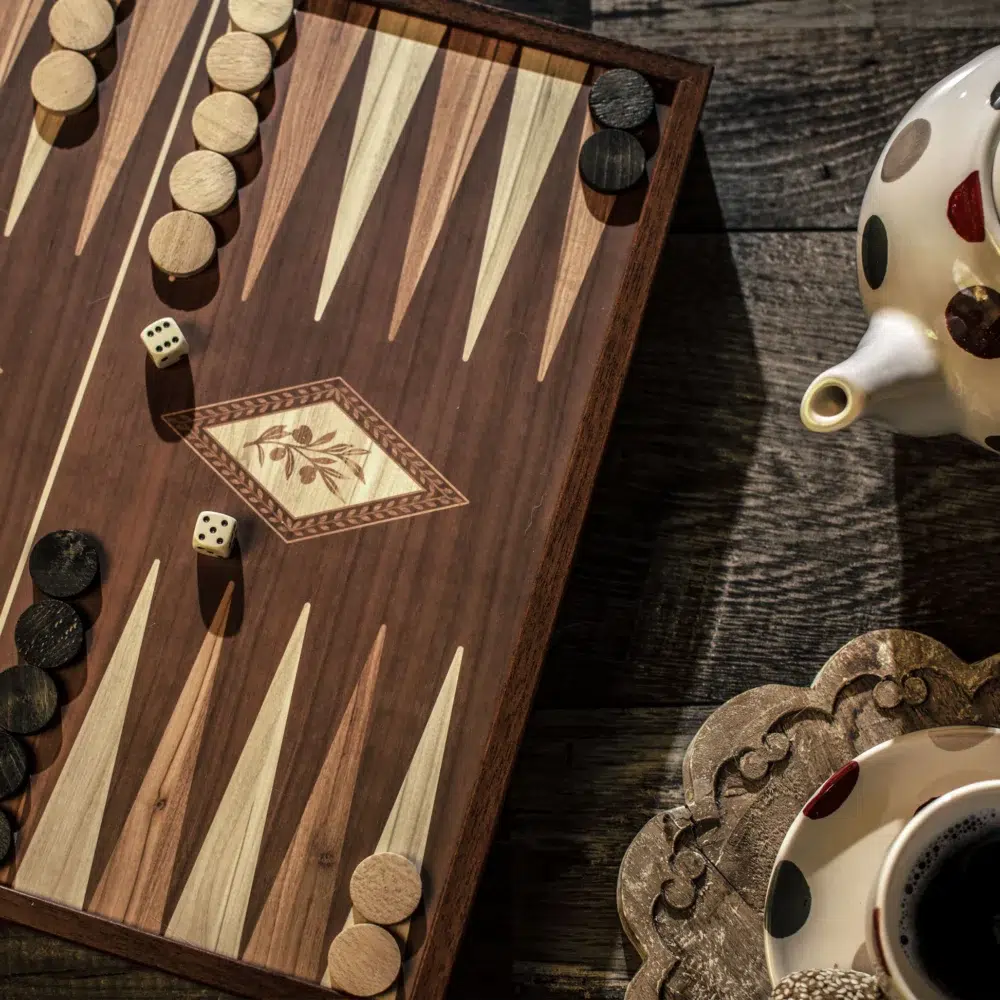 Ensemble de Jeux 4-en-1 Classique : Échecs, Backgammon, Ludo & Serpents