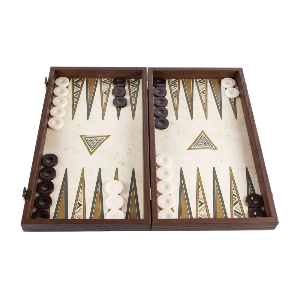 Ensemble de Backgammon en Art Populaire Grec