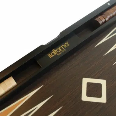 Coffret Multi-Jeux en Bois de Rose et Erable – Jeu d’Echecs et Backgammon Pliable