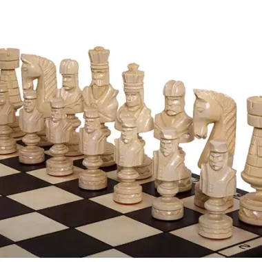 Jeu d’Echecs Geant en Bois 