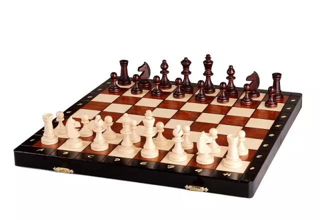 Jeu d'Échecs Magnétique 35x35 cm – Echiquier Magnetique en Bois avec Pièces Staunton