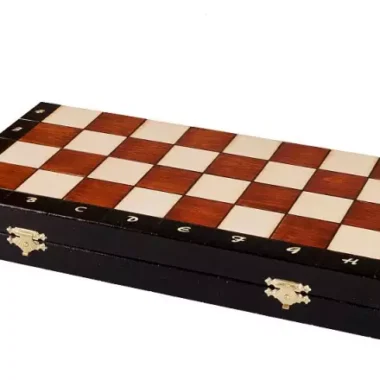 Jeu d'Échecs Magnétique 35x35 cm – Echiquier Magnetique en Bois avec Pièces Staunton