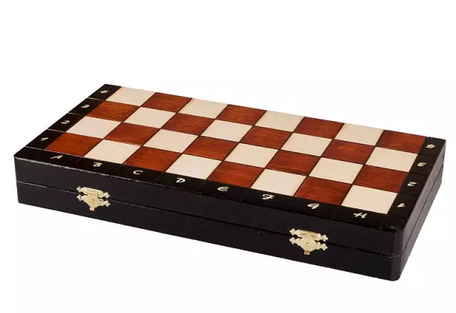 Jeu d'Échecs Magnétique 35x35 cm – Echiquier Magnetique en Bois avec Pièces Staunton