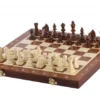 Jeu d’Echecs Magnétique Grand Format 35x35 cm – Marqueté et Pliable avec Pièces Magnétiques