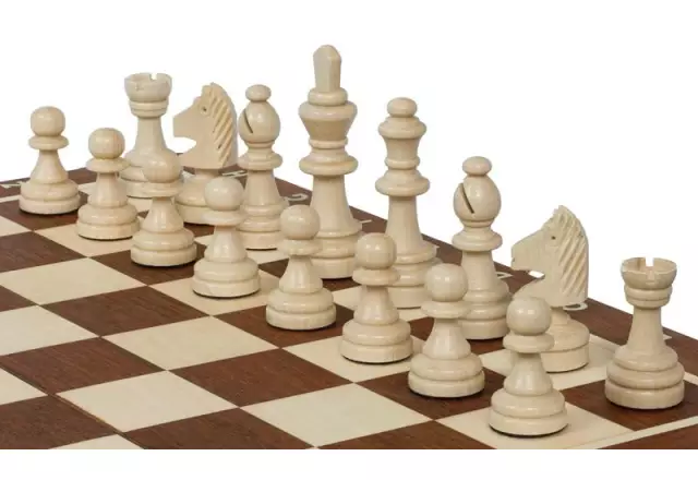 Jeu d’Echecs Magnétique de Voyage 28x28 cm – Marqueté et Pliable avec Pièces Aimantées