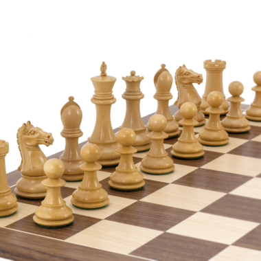 Ensemble d’échecs de luxe Sentinel en bois de rose et noyer