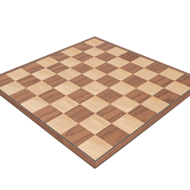 Ensemble d’Echecs Staunton Conquest – Pièces en Bois et Echiquier Pliant en Bois de Noyer et Erable