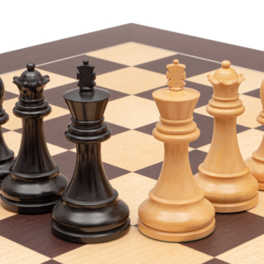 Ensemble d’Echecs Staunton Compétition – Pièces en Bois de Buis et Echiquier en Wengé