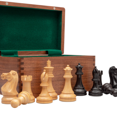 Ensemble d’Echecs Staunton Compétition – Pièces en Bois de Buis et Echiquier en Wengé
