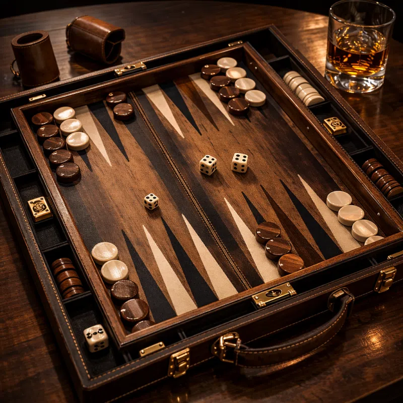 Backgammon en bois