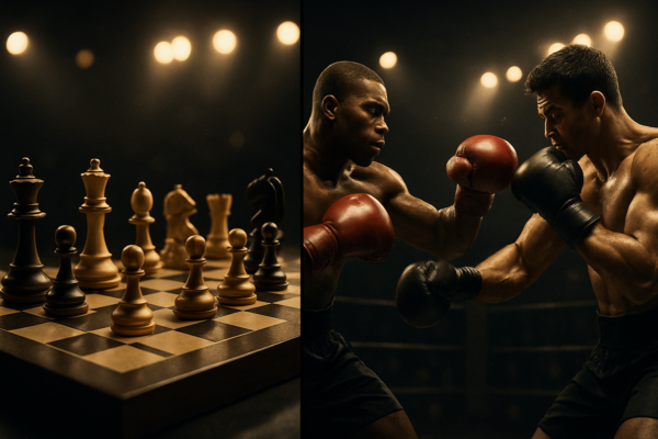 Chessboxing - sport hybride combinant echecs et boxe