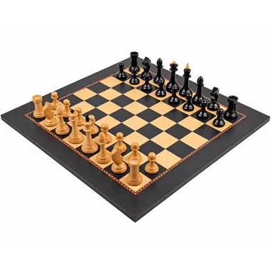 Jeu d'échecs officiel avec pièces en bois en position initiale - Le Palais Des Echecs