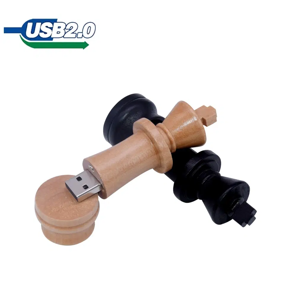 Clé USB 2.0 en forme de pion d'échecs, design élégant - Le Palais Des Echecs