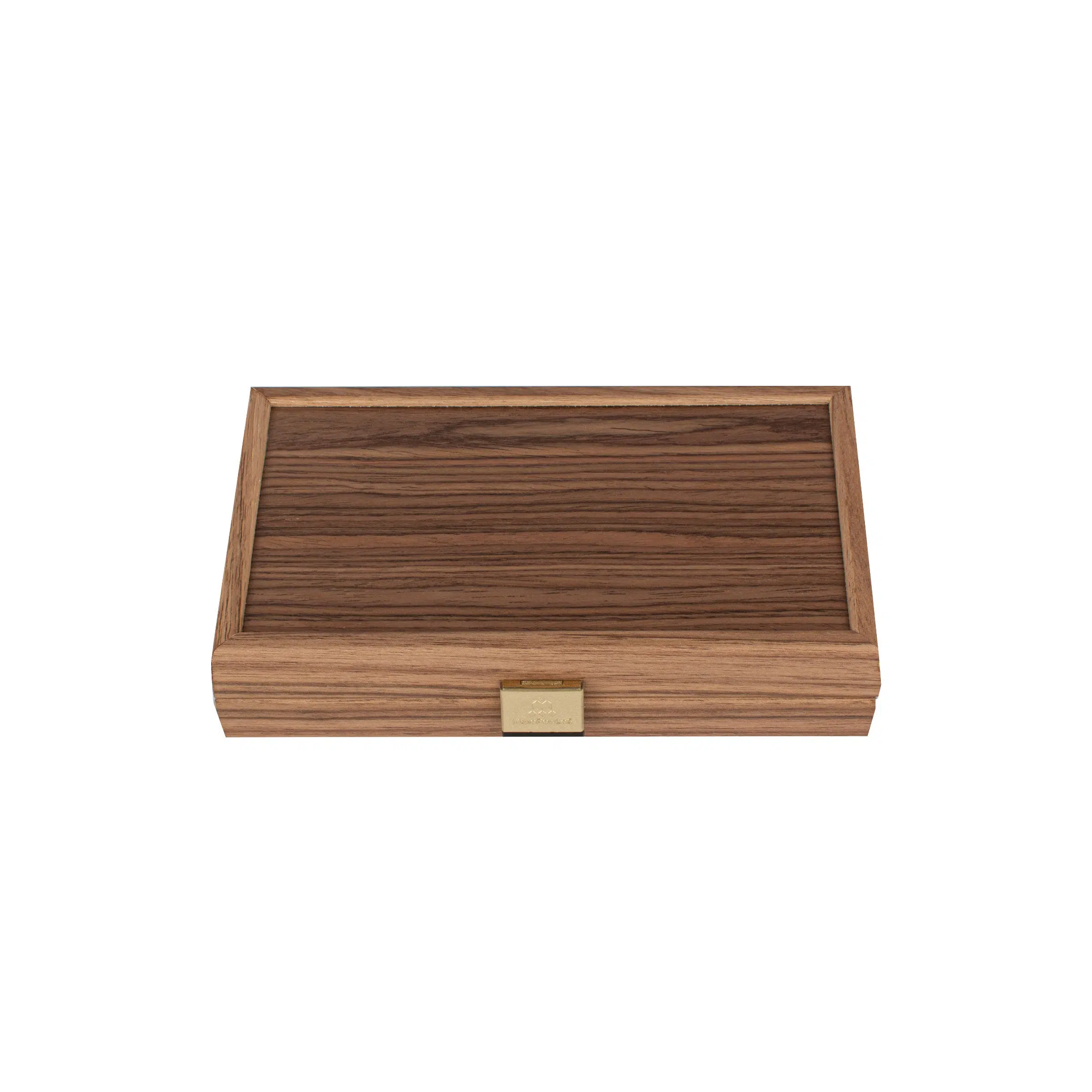 Fermeture élégante du coffret de backgammon en bois - Le Palais Des Echecs