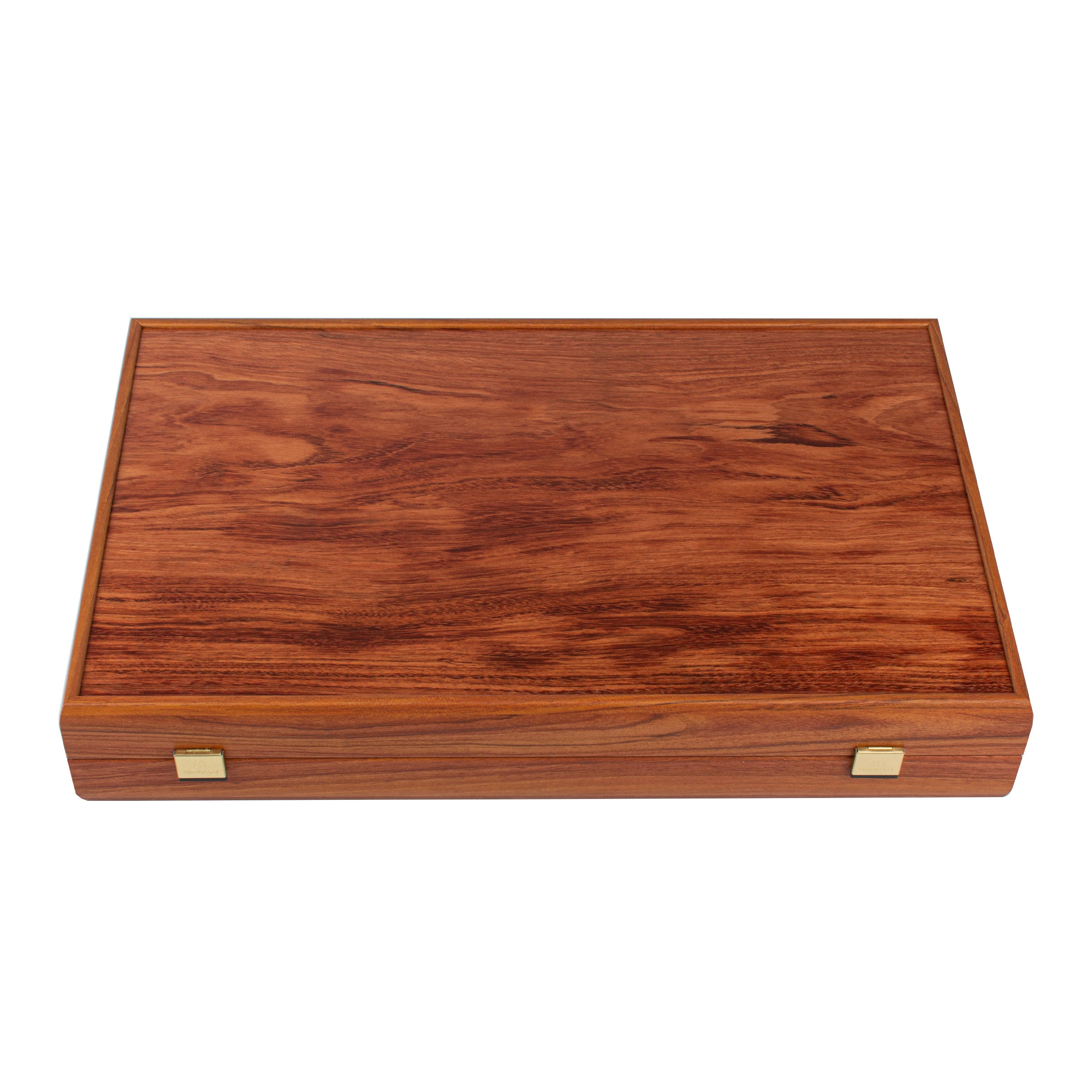 Coffre en bois de noyer pour un rangement élégant du backgammon - Le Palais Des Echecs
