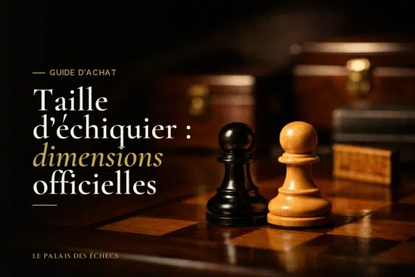 Taille d'échiquier : dimensions officielles