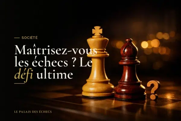 Maîtrisez-vous les échecs ? Le défi ultime