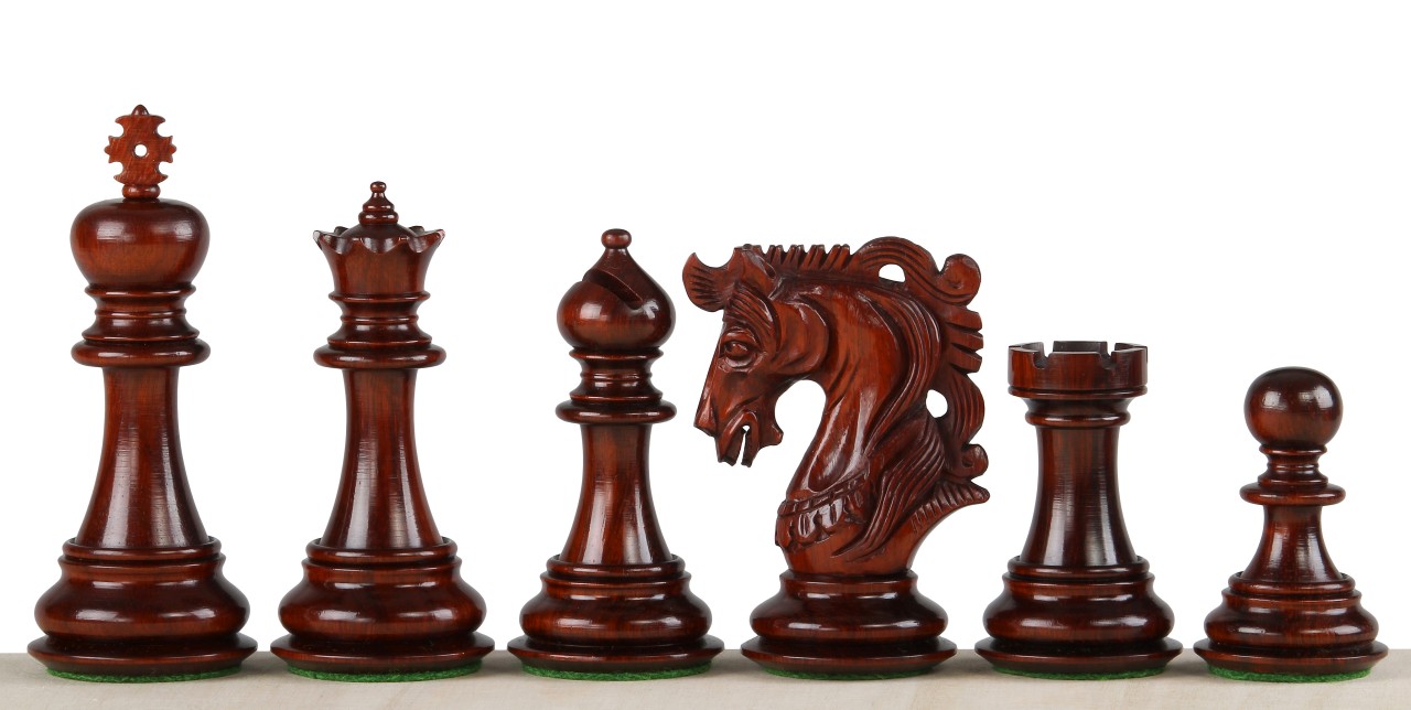 Pièces d'échecs Staunton entièrement en bois noir, design traditionnel et sophistiqué