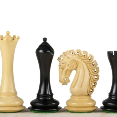 Pièces d'Échecs Empire Ébène 4,25